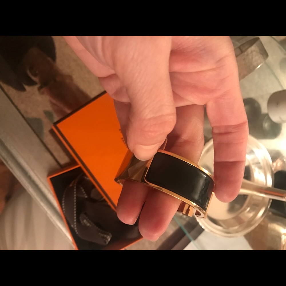 Hermes Gold and Black Bracelet - Picture 6 of 14